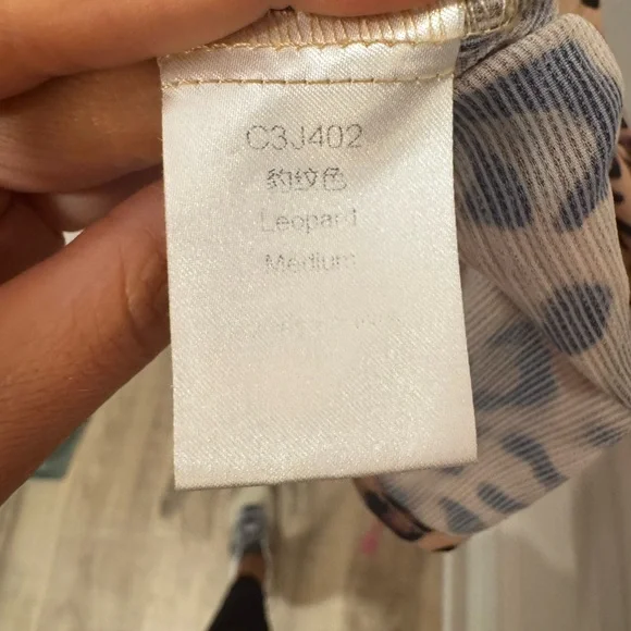 Leopard Cuff Sleeve Swing Dress - Picture 2 of 3